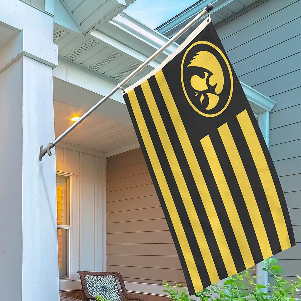 University of Iowa Hawkeyes Flag Banner 3x5 Feet Metal Grommets Nation Design