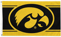 University of Iowa Hawkeyes Flag Banner 3x5 Feet Metal Grommets Logo Design