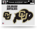 Rico Industries NCAA Colorado Buffaloes Die Cut Team Magnet Set Sheet, 8.5 x 11-"