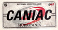 Carolina Hurricanes Metal Auto Tag License Plate, Caniac Design, 6x12 Inch