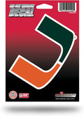 University of Miami Hurricanes 5 Inch Die Cut Flat Vinyl Decal Sticker Full Adhesive Backing