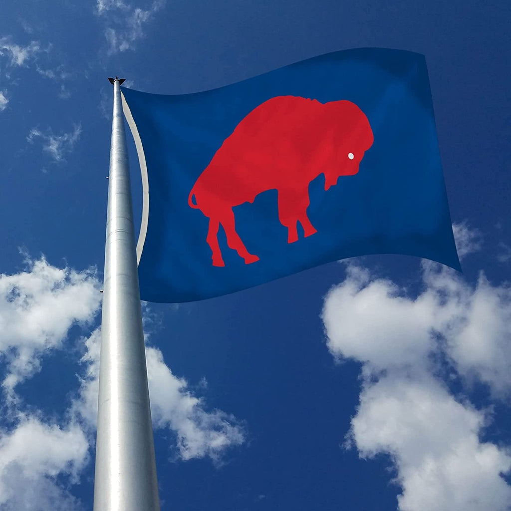 Buffalo Bills Premium 3x5 Feet Flag Banner Retro Logo Design Outdoor ot Indoor Home Décor