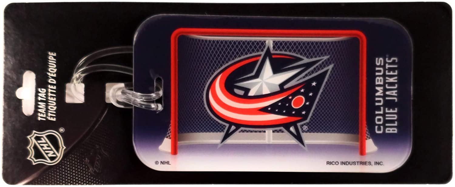 Blue Jackets Team Luggage Tag