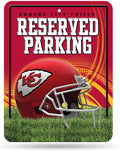 Kansas City Chiefs Metal Parking Sign
