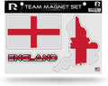 England National Soccer Die Cut Team Magnet Set