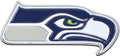 Seattle Seahawks Color Auto Emblem Solid Metal