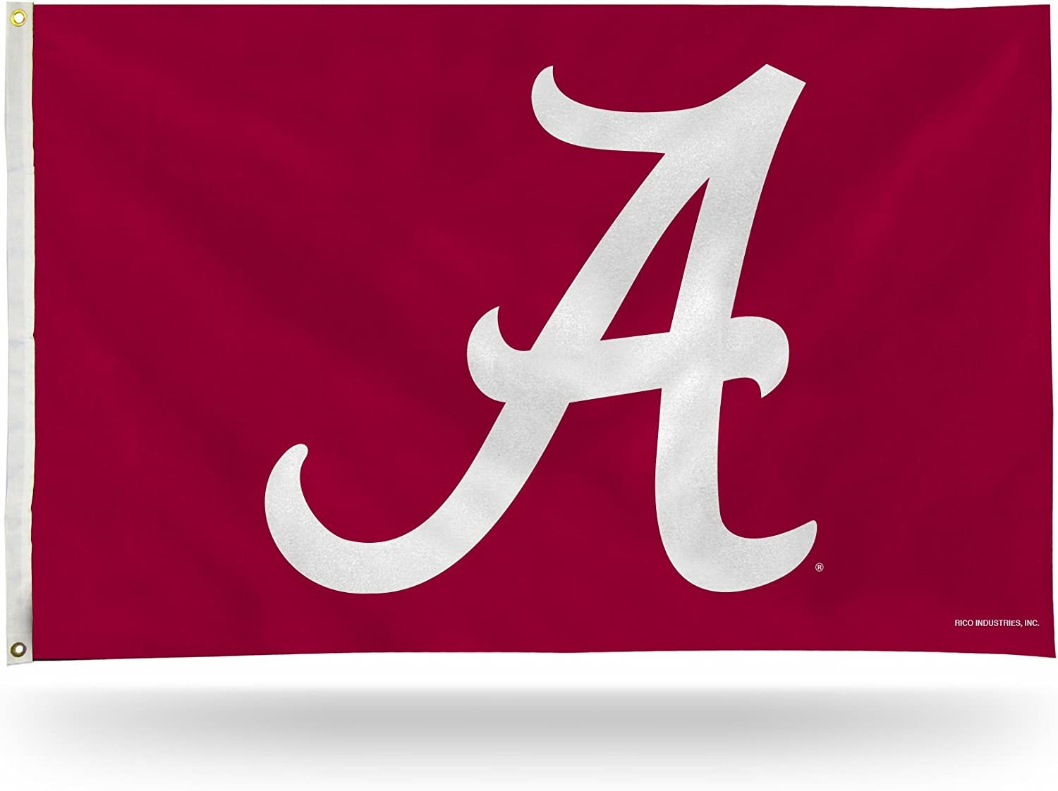 NCAA Alabama Crimson Tide 3-Foot by 5-Foot Single Sided Banner Flag with Grommets