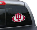 Indiana University Hoosiers 8 Inch Preforated Window Film Decal Sticker, One-Way Vision, Adhesive Backing