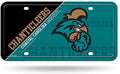 Coastal Carolina University Chanticleers Metal Auto Tag License Plate, Split Design, 6x12 Inch