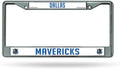 Dallas Mavericks Premium Metal License Plate Frame Chrome Tag Cover, 12x6 Inch