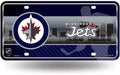 Winnipeg Jets Metal Auto Tag License Plate, City Design, 6x12 Inch
