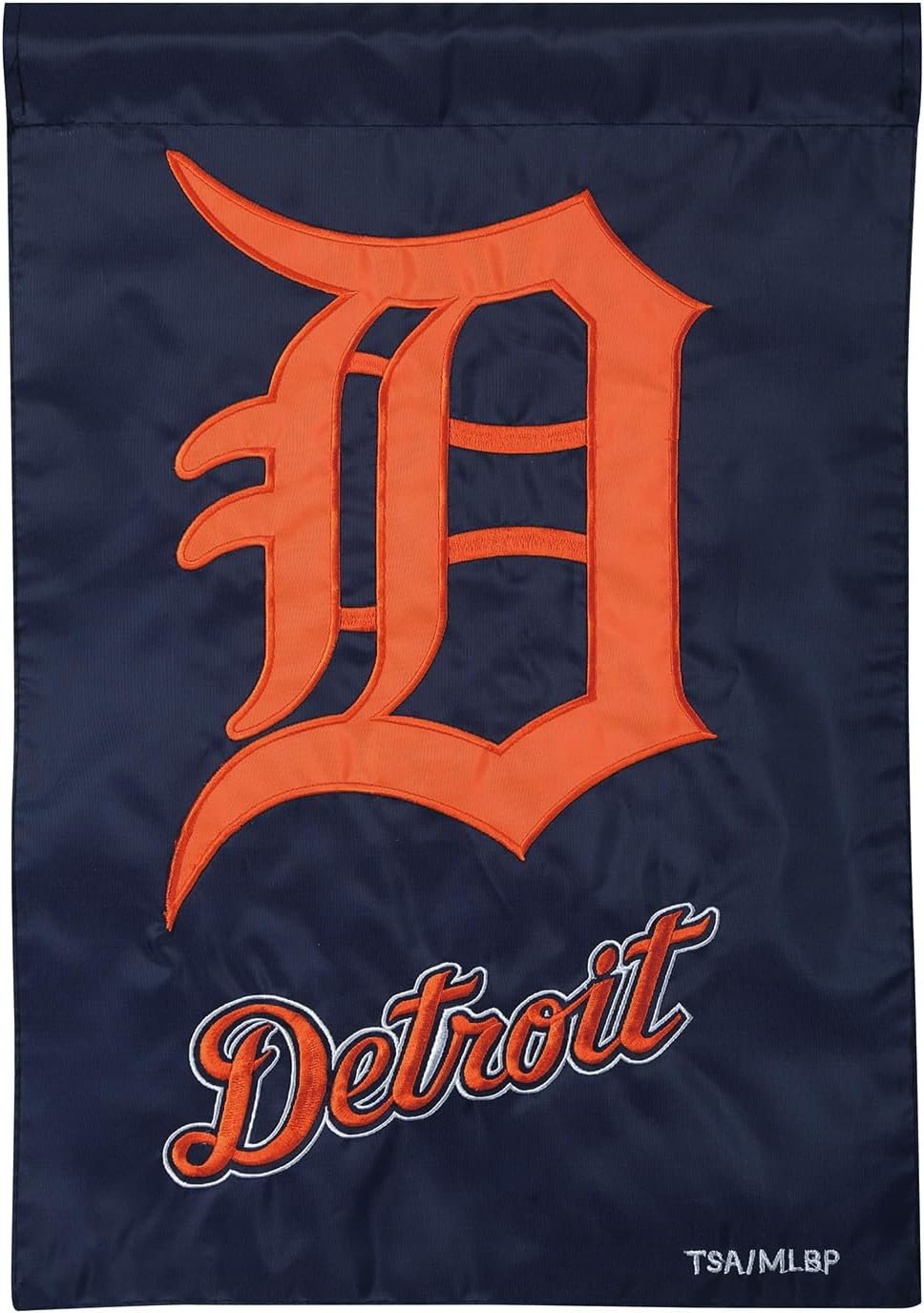 Detroit Tigers Premium Double Sided Garden Flag Banner, Applique Embroidered, 12.5x18 Inch
