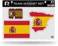 Spain National Soccer Die Cut Team Magnet Set