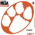Clemson University Tigers 12 Inch Magnet Mega Logo Design Oval