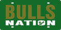 University of South Florida Bulls USF Premium Laser Cut Tag License Plate, Nation, Mirrored Acrylic Inlaid, 6x12 Inch