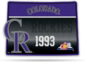 Colorado Rockies 18 Inch Soft Felt Pennant, State Shape Design