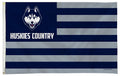 University of Connecticut Uconn Premium 3x5 Feet Flag Banner, Country Design, Metal Grommets, Outdoor Use, Single Sided
