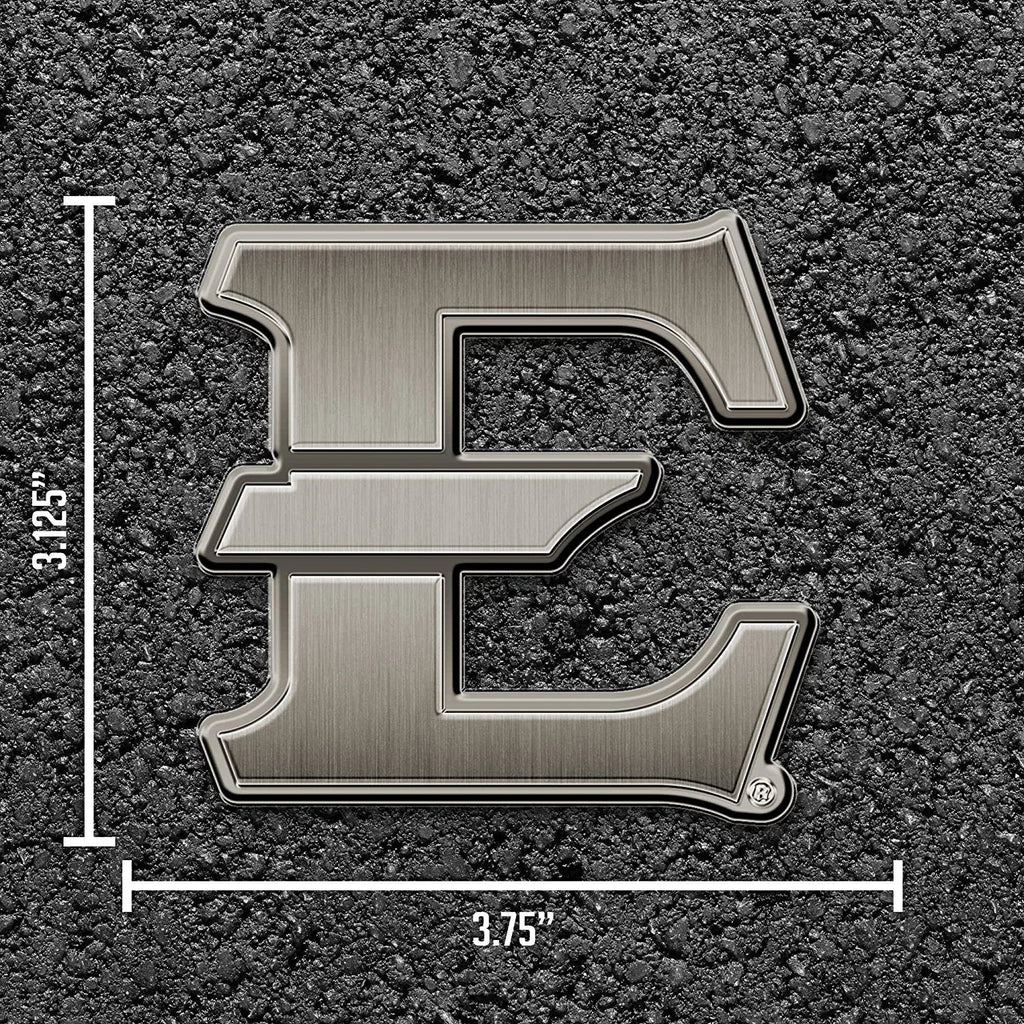 East Tennessee State University Buccaneers Solid Metal Auto Emblem Antique Nickel for Car/Truck/SUV