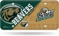 Bemidji State University Beavers Metal Auto Tag License Plate, Split Design, 6x12 Inch