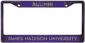 James Madison University Dukes Alumni Metal License Plate Frame Chrome Tag Cover, 12x6 Inch
