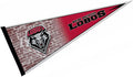 University of New Mexico Lobos Soft Felt Pennant, Primary Design, 12x30 Inch, Easy To Hang