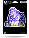 James Madison University Dukes 5 Inch Sticker Decal Metallic Shimmer Design Flat Vinyl