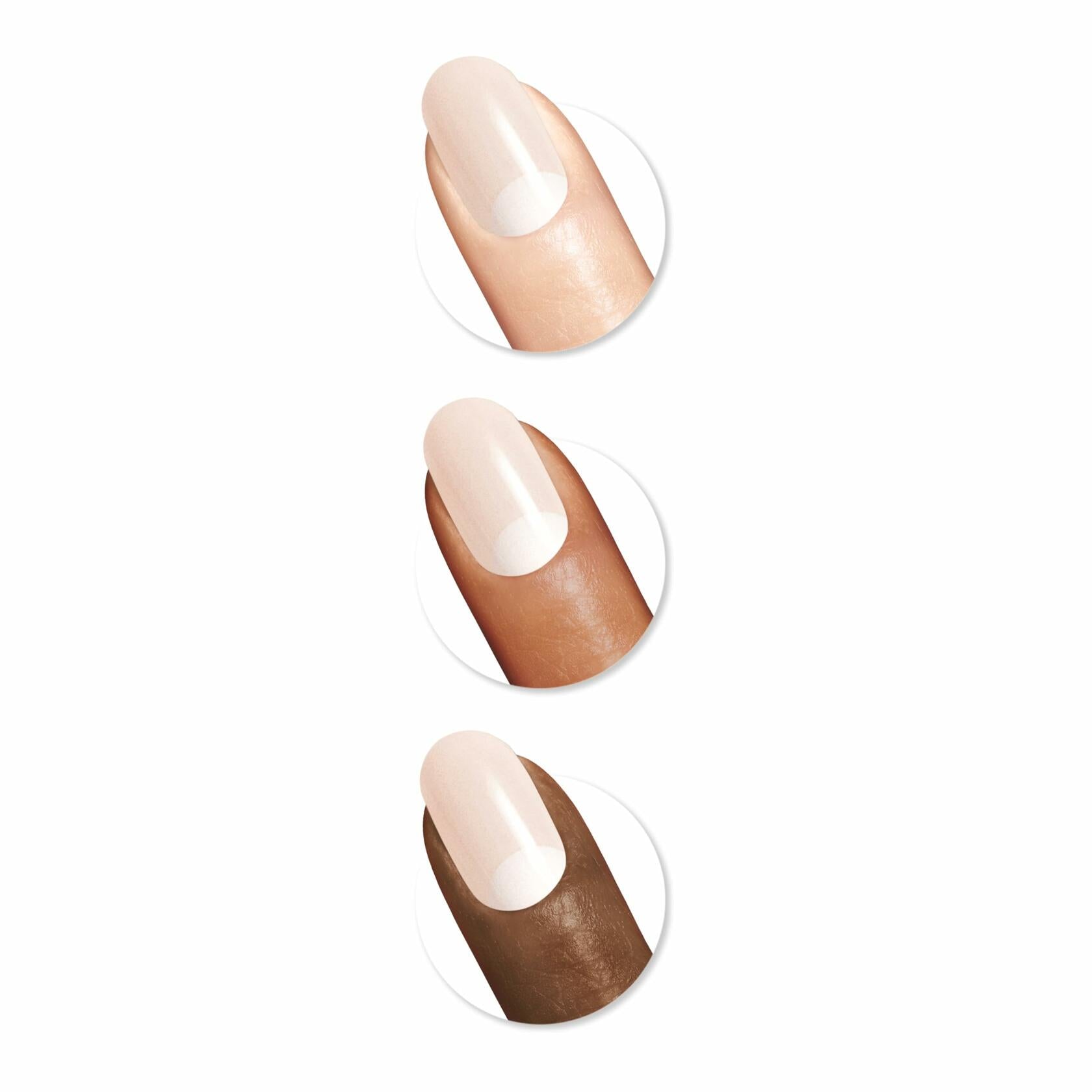 Sally Hansen Salon Effects Perfect Manicure Moon-Ami OV161 24 Oval Nails
