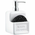 RQYIXI Ceramic Dish Soap Dispenser with Sponge Holder 2 Pack Kitchen