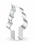 WJSYSHOP Mini Ice Cream Cookie Cutter Stainless Steel Silver