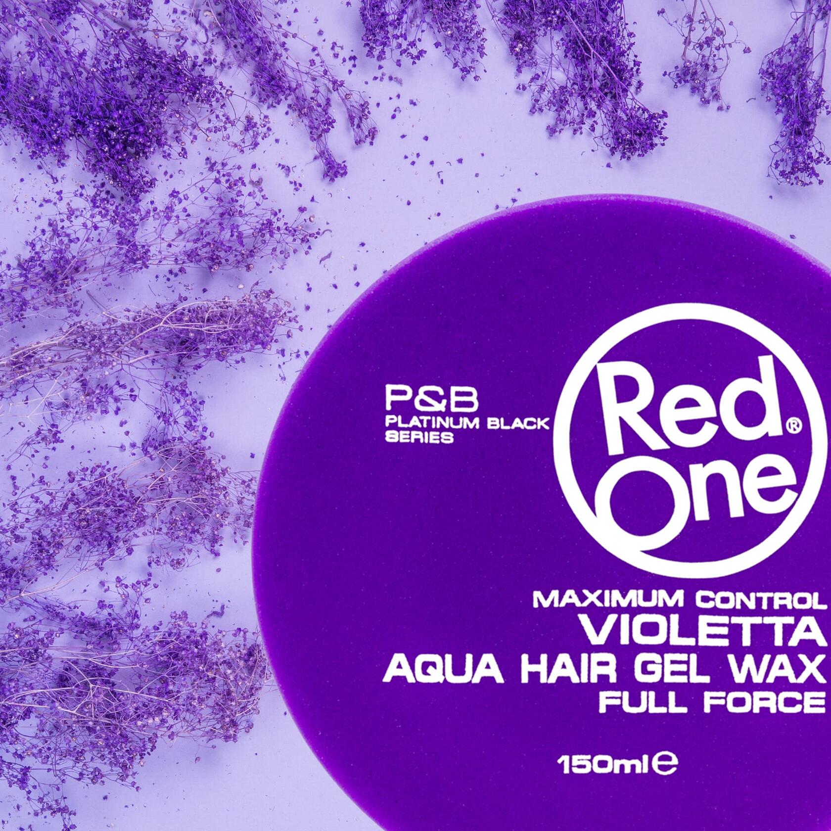 Redone Red One Aqua Hair Wax Black 150ml Hair Gel Wax Full Force