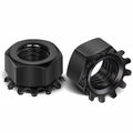 MewuDecor M8-1.25 Keps Lock Nut 304 Stainless Steel Black Finish 25 PCS