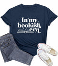 Wlen Teacher Reading T-Shirt Women Blue Soft Polyester Size XX-Large