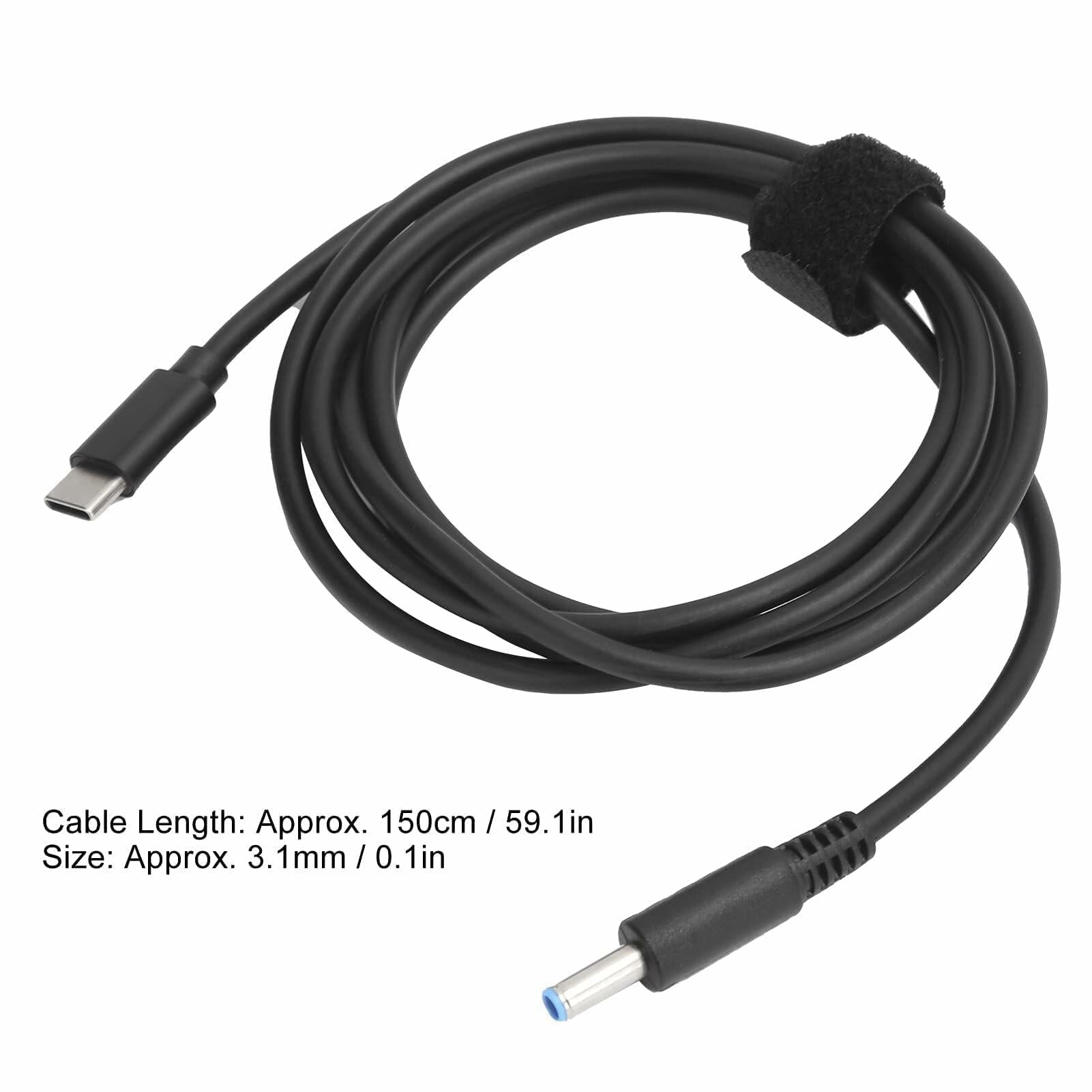 Beufee USB C to DC 5x3.1mm Laptop Charging Cable for HP Type C