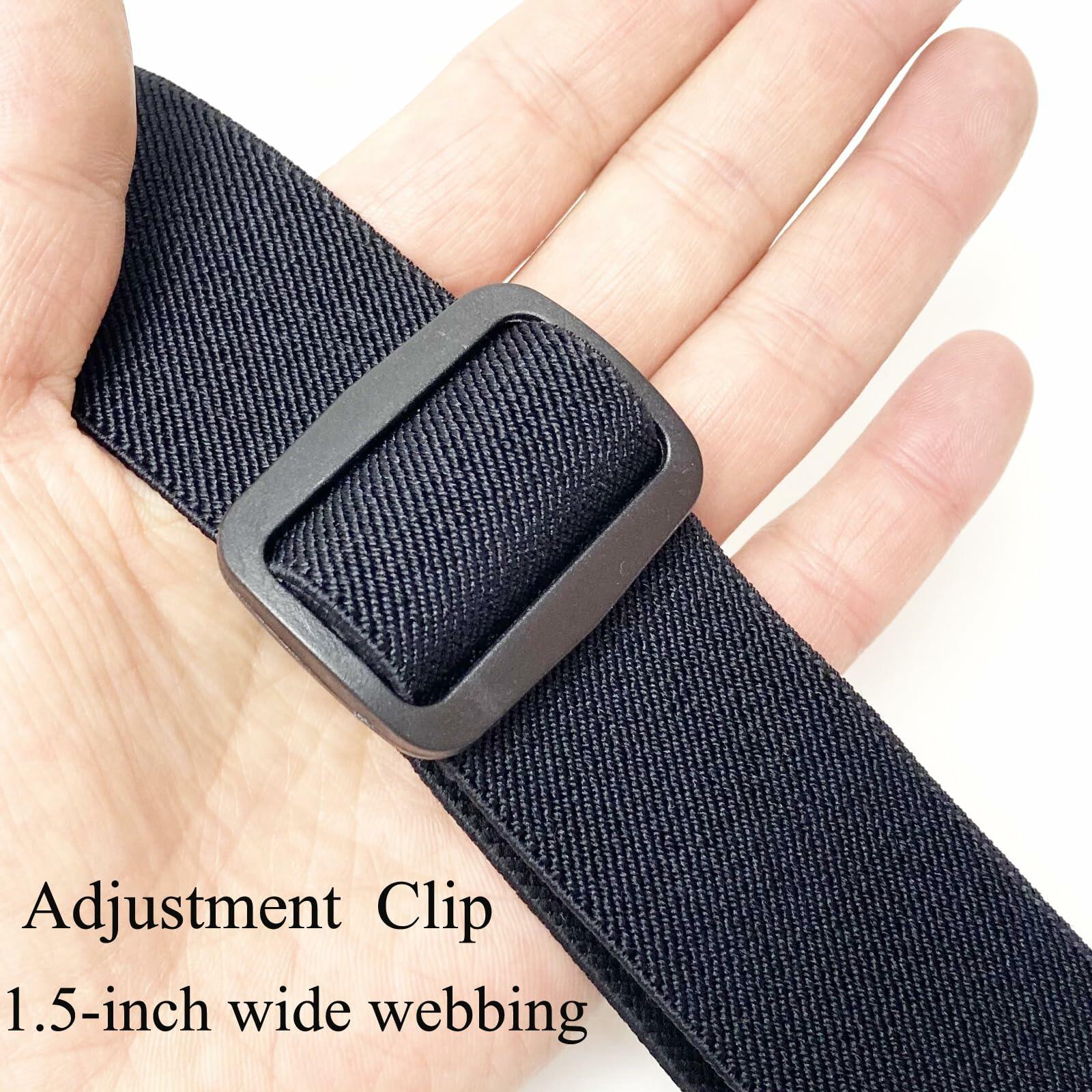 PDRMZRT Y Back Invisible Suspenders Men Big Tall Clips Black Size One Size