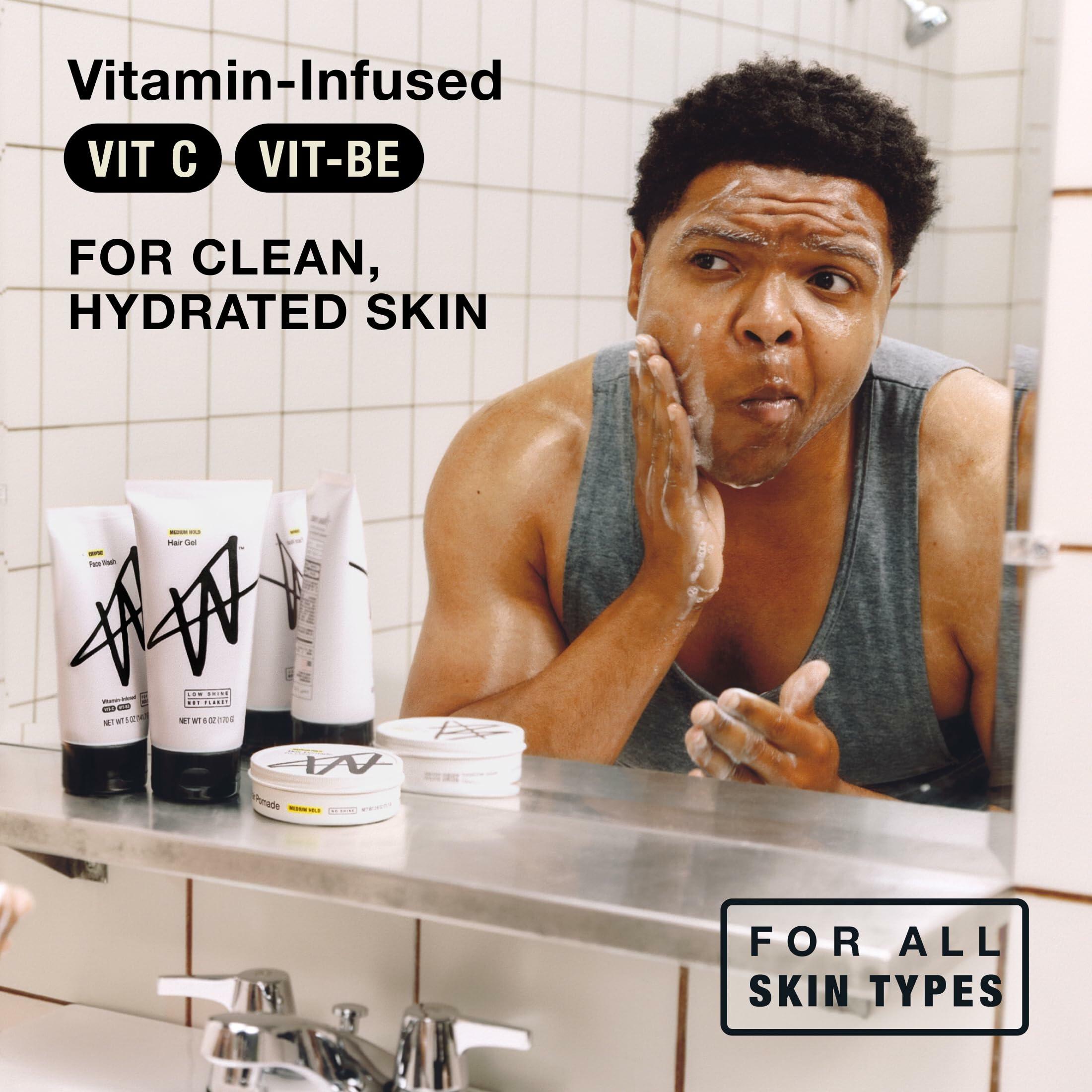 W By Jake Paul Mens Face Wash Exfoliating Unscented 5 fl oz