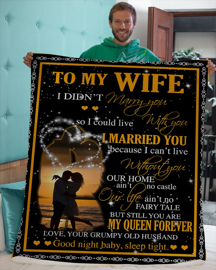 Special Gift For Your Wife Blanket - From Husband (SKUB07-28)