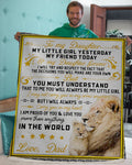 Special gift for your daughter blanket - from Dad (SKUB09-03)