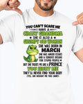 MARCH - YOU CAN'T SCARE ME - FOR GRANDSON - GIFT FROM GRANDMA - NGHL03 (SKU09-85-03)