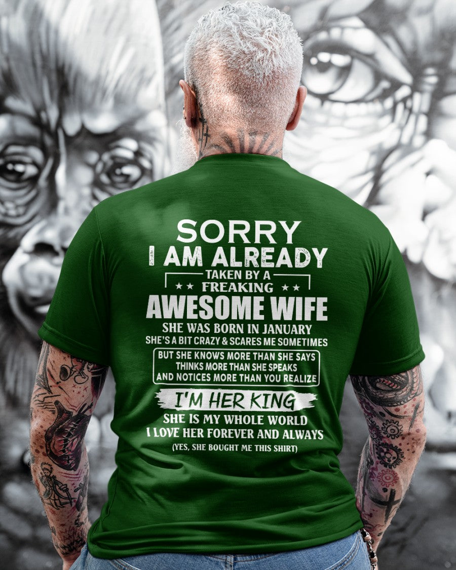 Awesome wife January - Perfect gift for your husband - NGHL01 (SKU68-79-01)