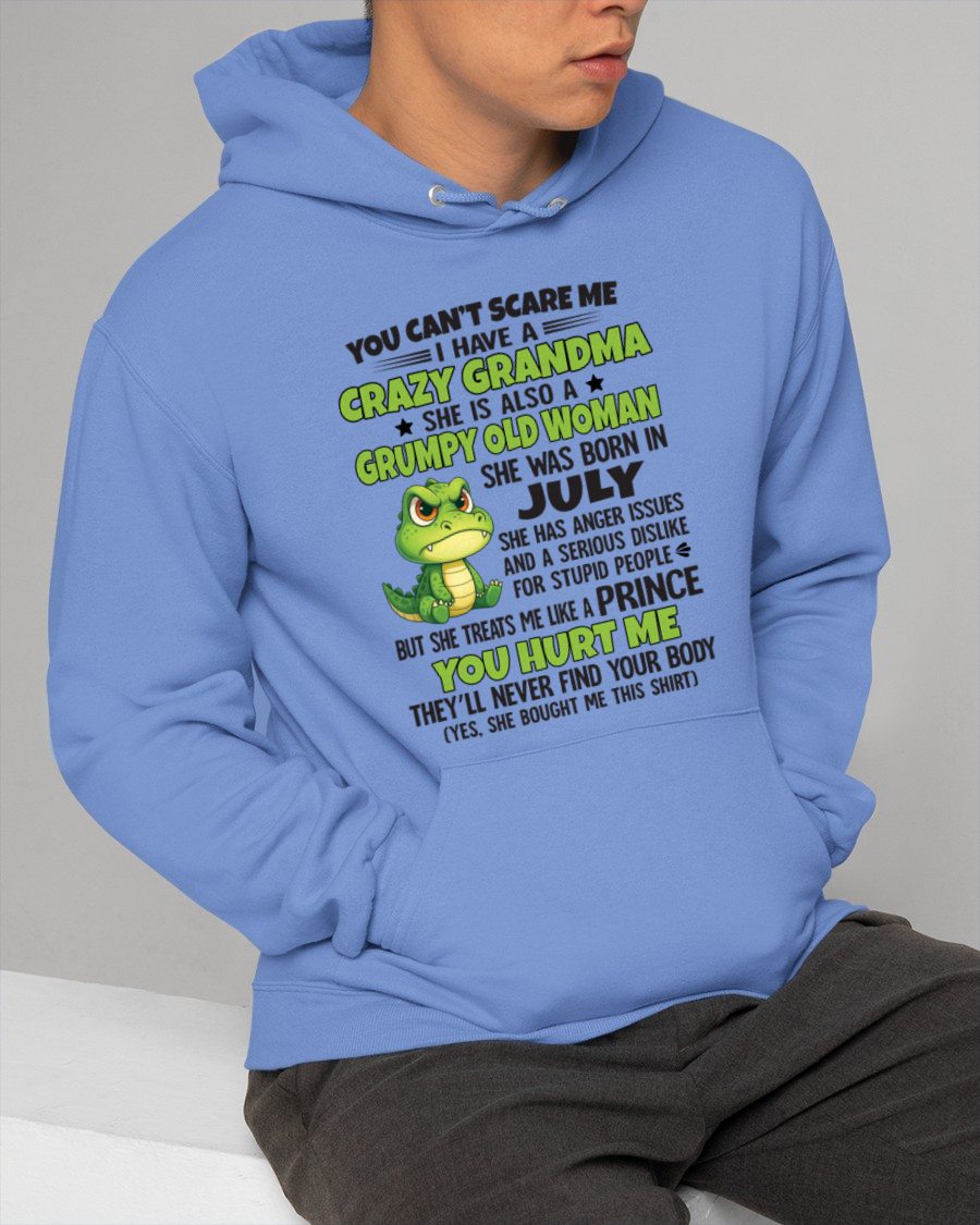 JULY - YOU CAN'T SCARE ME - FOR GRANDSON - GIFT FROM GRANDMA - NGHL07 (SKU09-85-07)