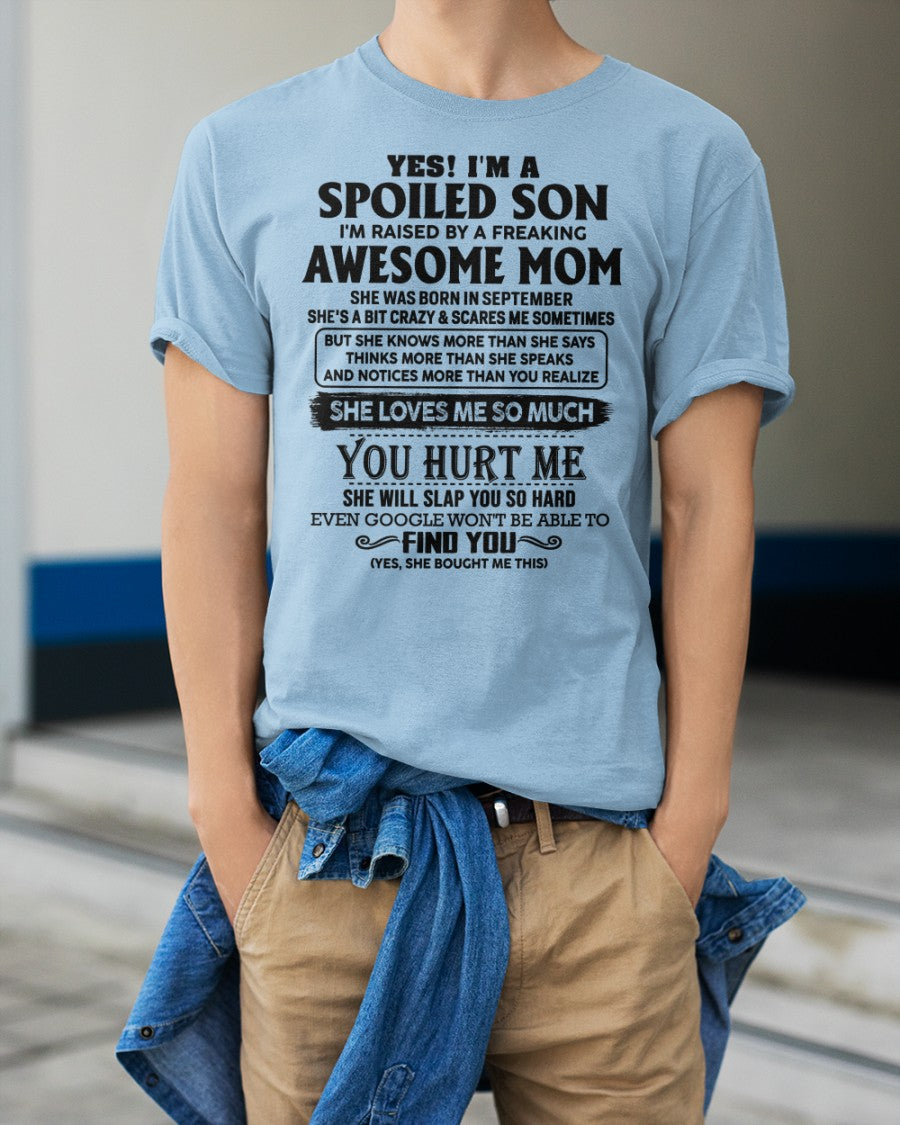 September - Awesome Mom - Perfect Gift For Son From Mom - NGHL09 (SKU-SPW-09)