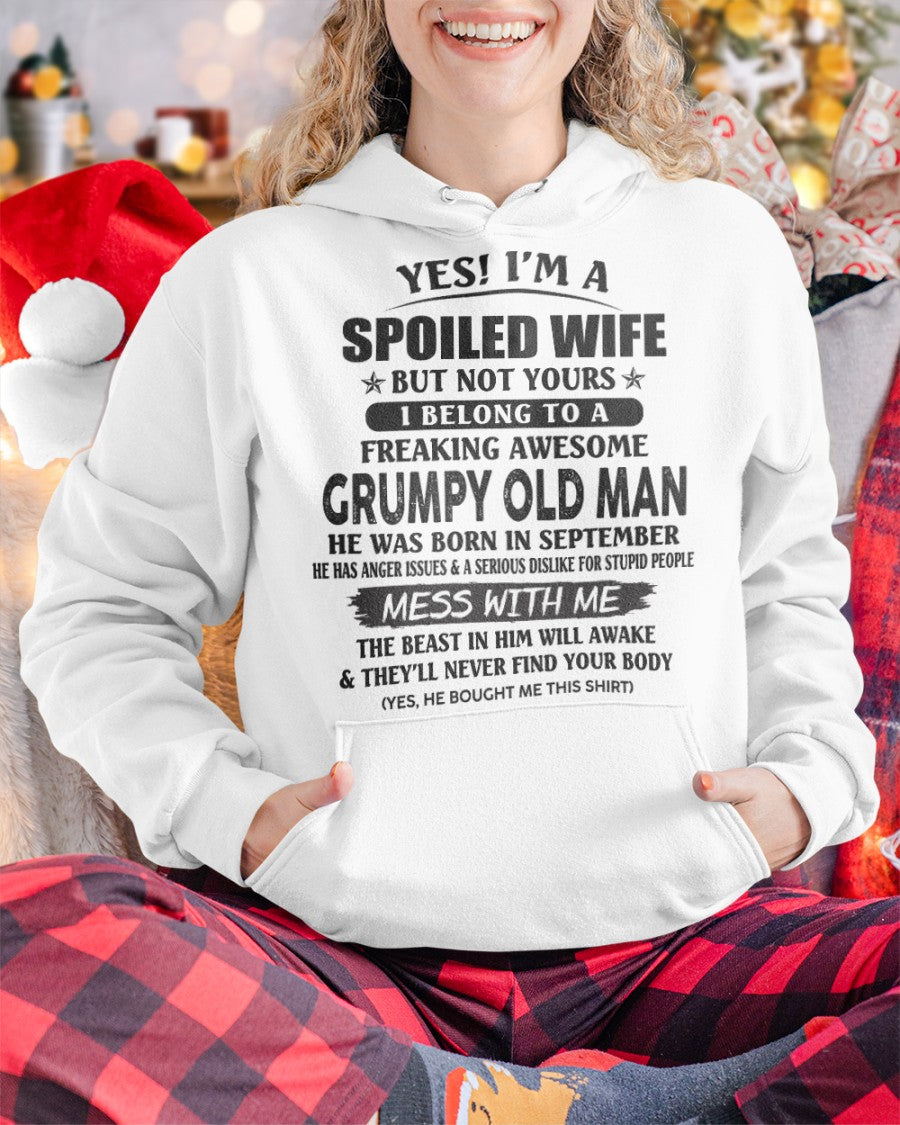 Grumpy Old Man September – Perfect gift for wife From Husband – NGHL09 (SKU08-63-09)