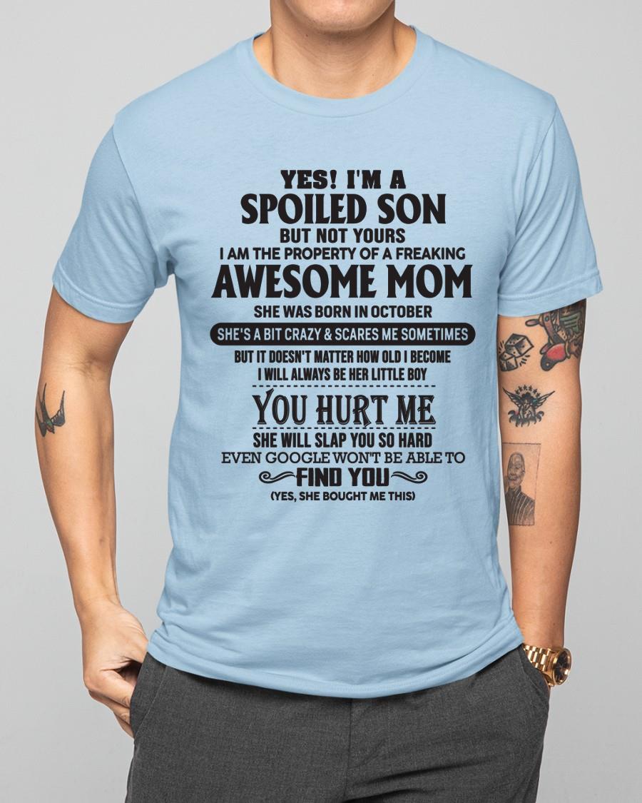 October - Gift for Son from a Legendary Mom ( SKU-MS01-10)