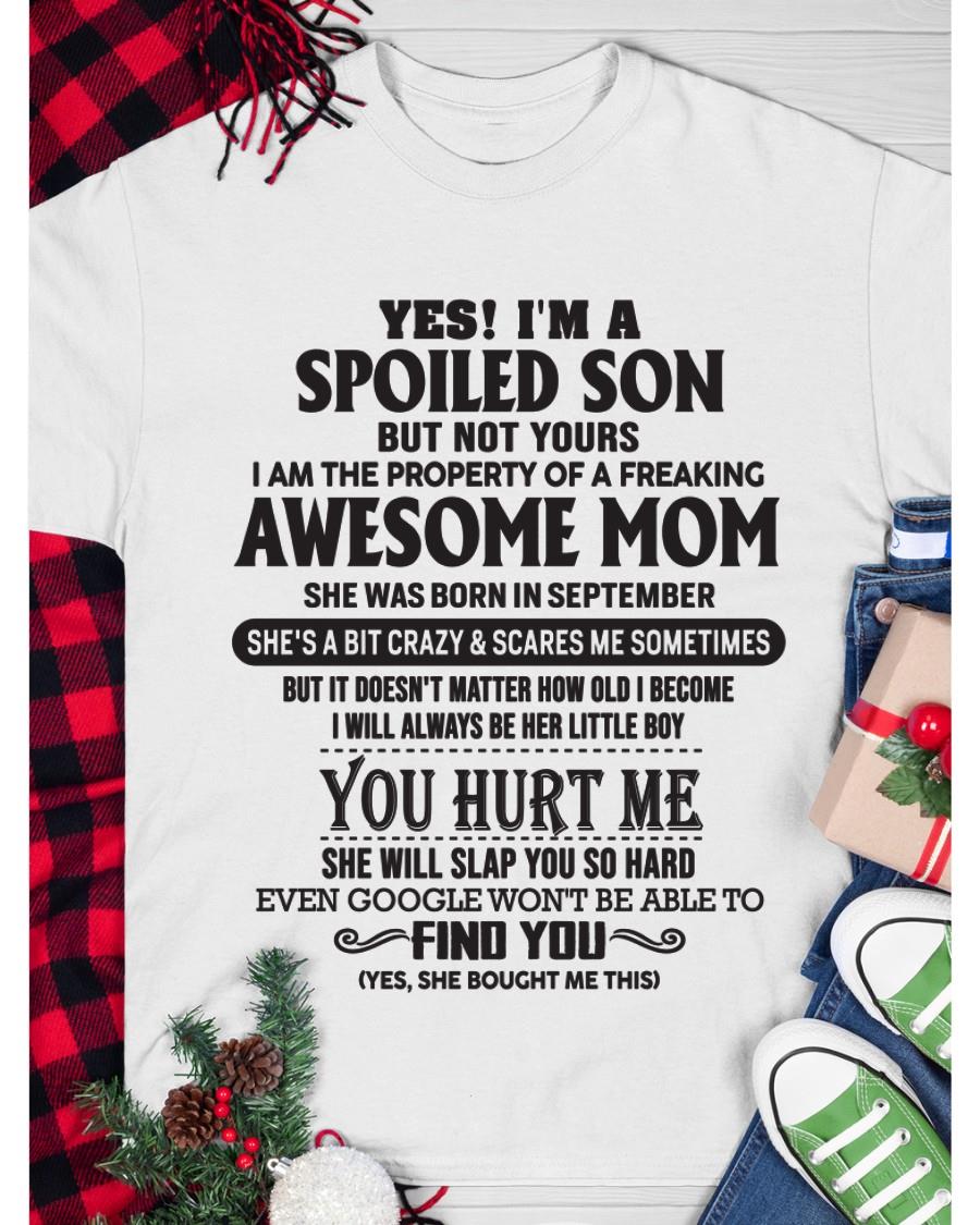 September - Gift for Son from a Legendary Mom ( SKU-MS01-09)