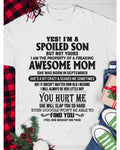 September - Gift for Son from a Legendary Mom ( SKU-MS01-09)
