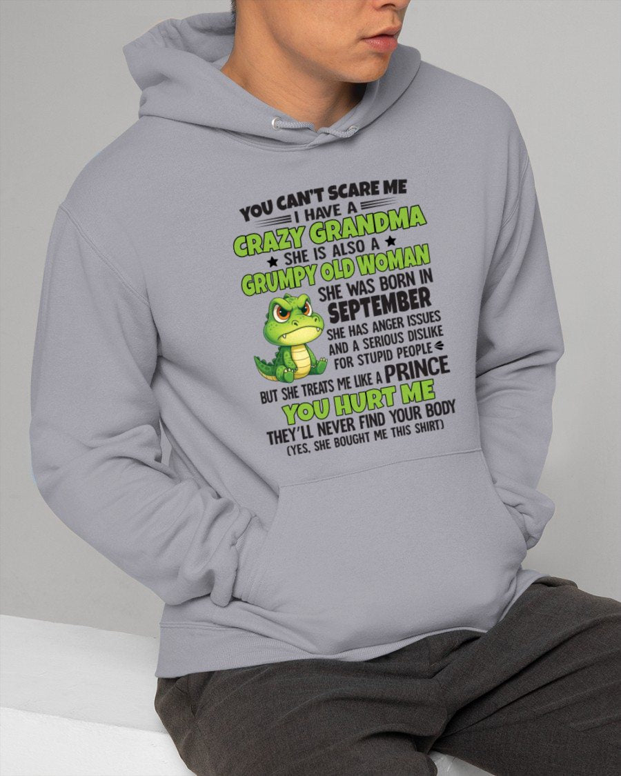 SEPTEMBER - YOU CAN'T SCARE ME - FOR GRANDSON - GIFT FROM GRANDMA - NGHL09 (SKU09-85-09)