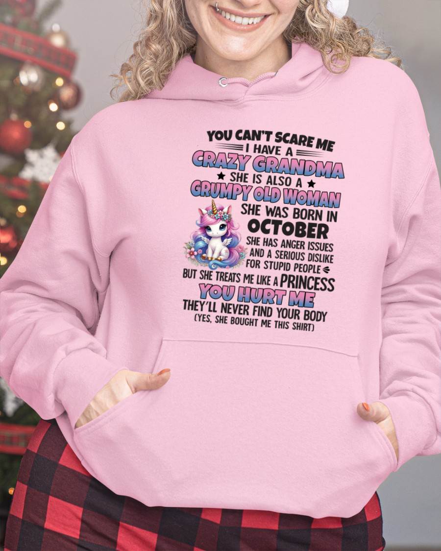 OCTOBER - YOU CAN'T SCARE ME - GIFT FROM GRANDMA - NGHL10 (SKU09-106-10)