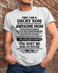 February - Yes! I'm A Lucky Son - Perfect Gift For Your Son From Mom - NGHL02(SKU-LKW-02)