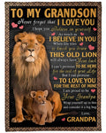 Special Gift For Your Grandson Blanket - From Grandpa (SKUB09-113) FULL