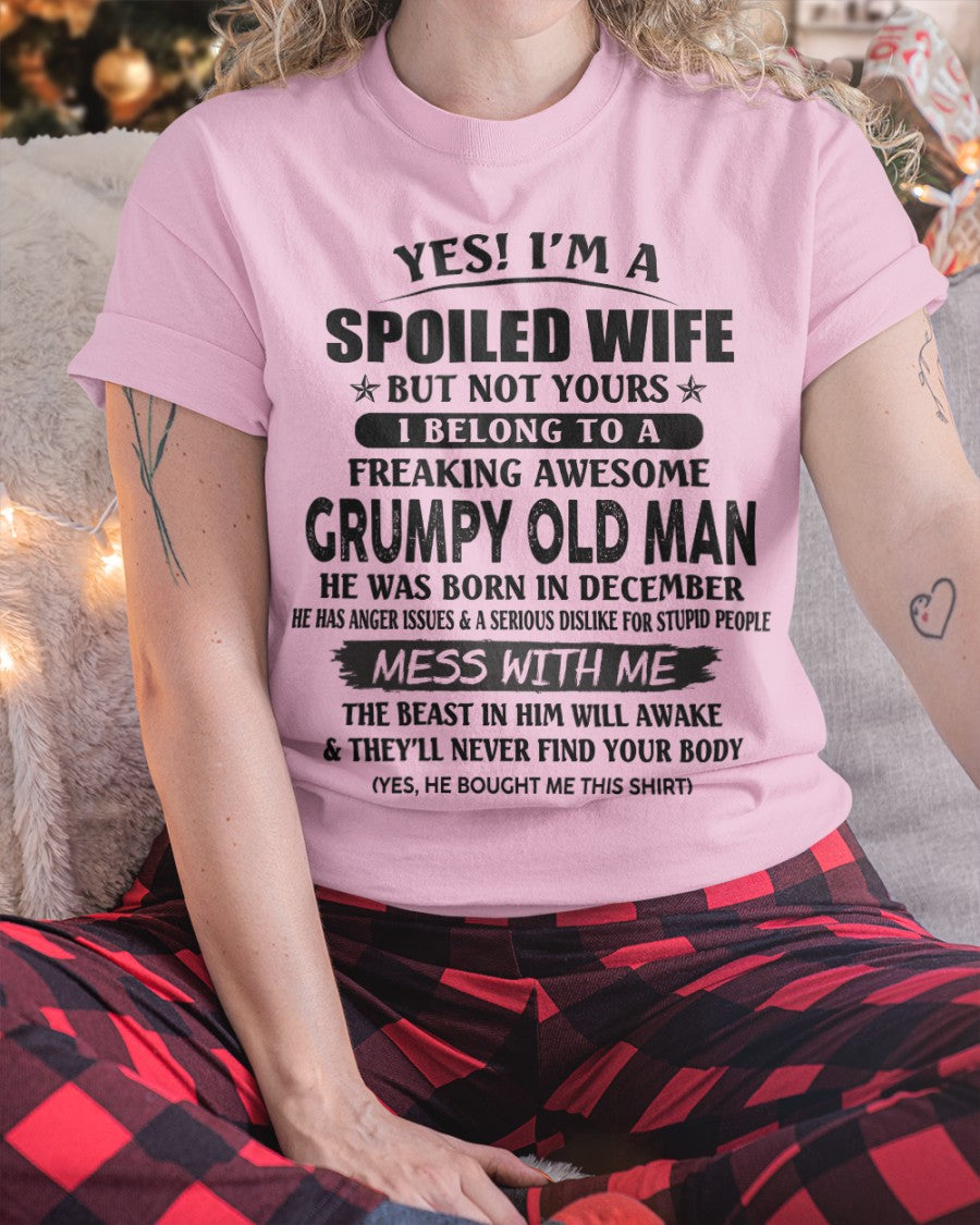 Grumpy Old Man December – Perfect gift for your wife From Husband – NGHL12 (SKU08-63-12)